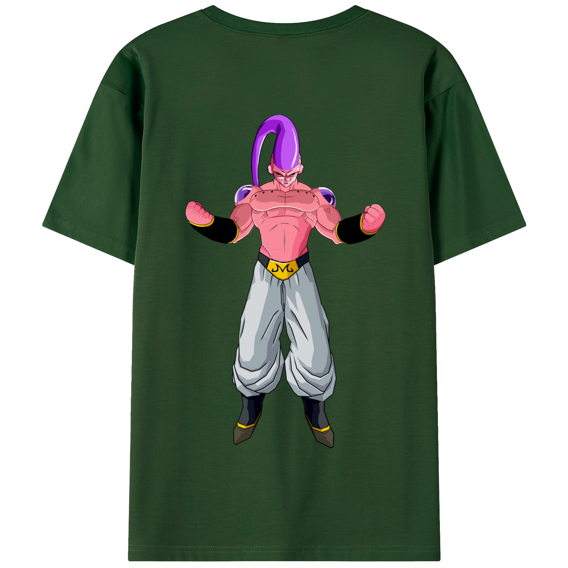 （画像用） ドラゴンボール 魔人ブウ DRAGON BALL Majin Buu 綿100％半袖Tシャツ（背面プリント）